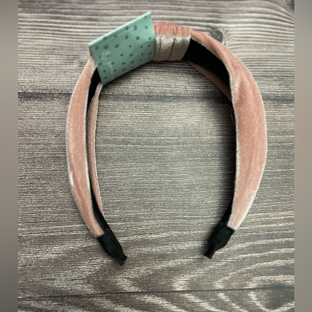 Gemma Simone Velvet Pink Kids Headband